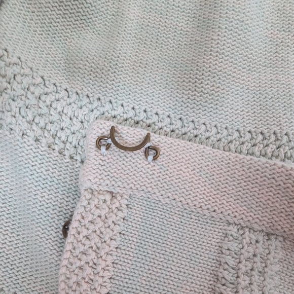 EUC CABI Society Mint Green Sweater Knit Cardigan Size Large - Picture 8 of 10